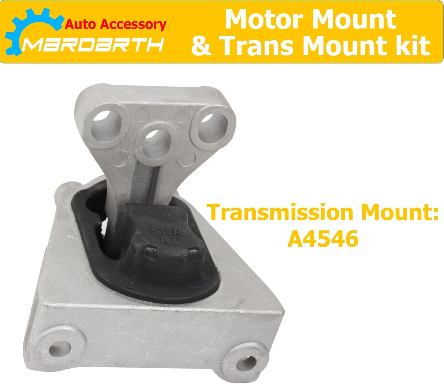 Set of 4 Engine Motor and Trans Mount Compatible with 2006-2010 Honda Civic 1.8L Automatic Transmission, Replace OE A4530 A4534 A4543 A4546 - Image 5