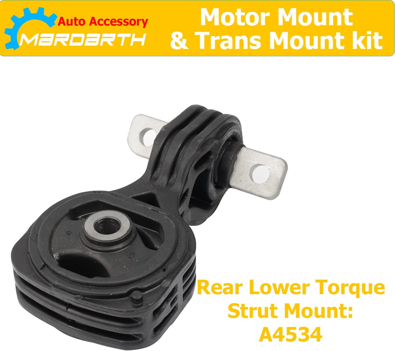 Set of 4 Engine Motor and Trans Mount Compatible with 2006-2010 Honda Civic 1.8L Automatic Transmission, Replace OE A4530 A4534 A4543 A4546 - Image 7